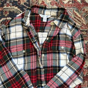 Tartan plaid boyfriend flannel